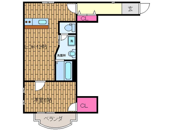 エアロの物件間取画像